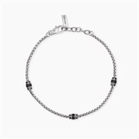 Bracciale Mabina Uomo Thinker in Argento Zircone 534157 MABINA